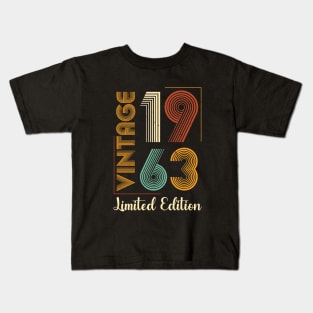 Vintage 1963 Limited Edition 60th Birthday Kids T-Shirt